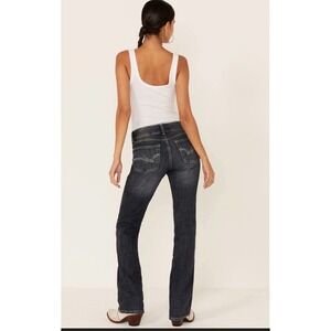 Wrangler Boot Cut Jeans  27 x 32 Blue Medium Wash Denim  NEW Cowboy western